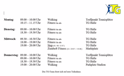 2026 Sommerprogramm
