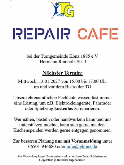 Repair Cafe 13 01 27