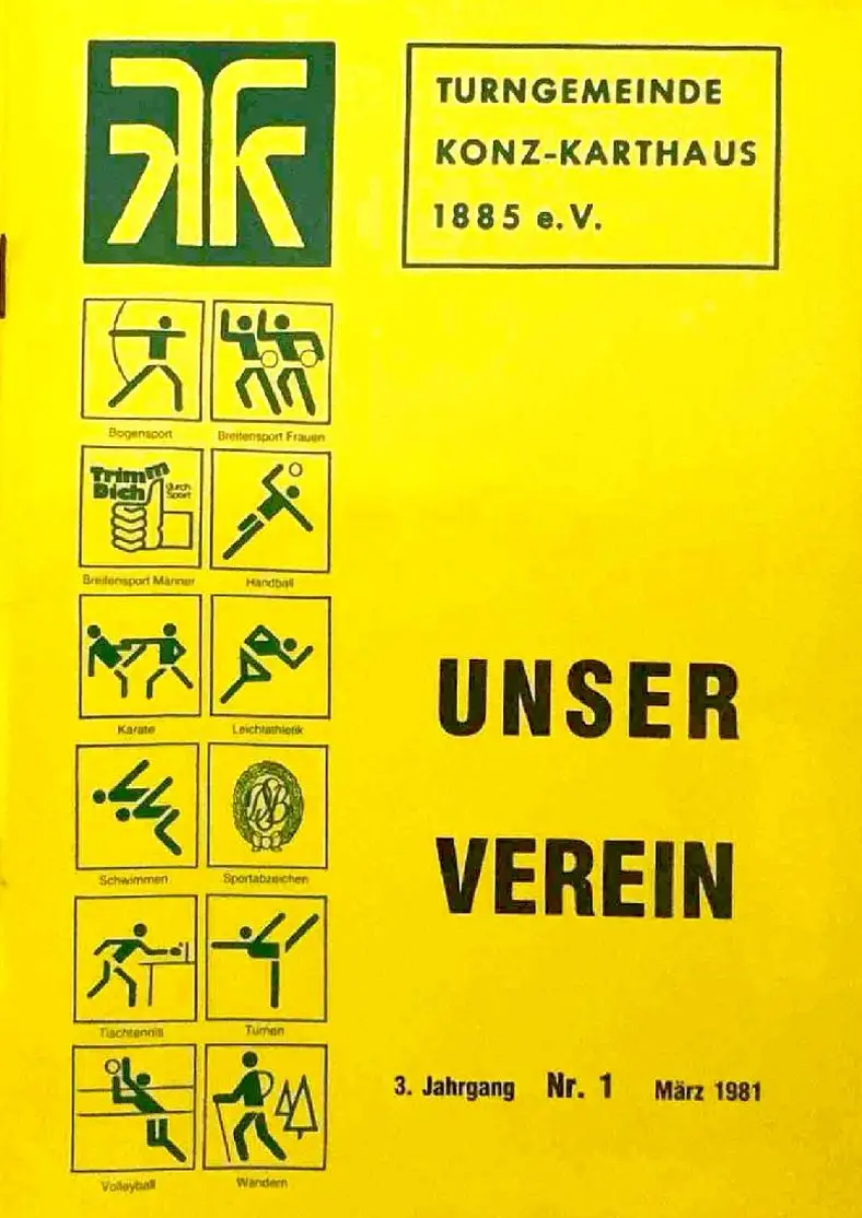Unser Verein 1/1981