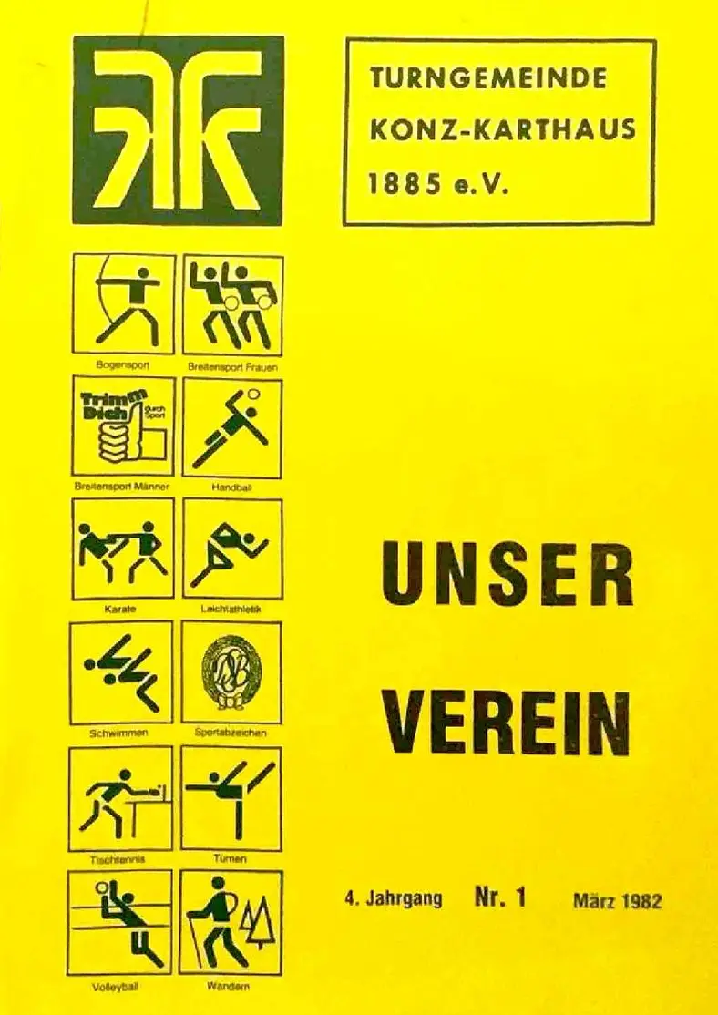 Unser Verein 1/1982