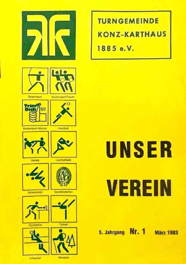 Unser Verein 1/1983