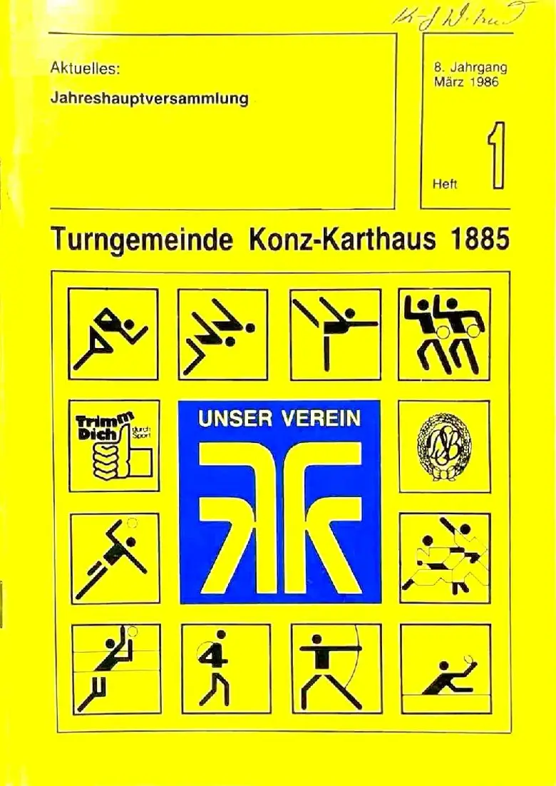 Unser Verein 1/1986