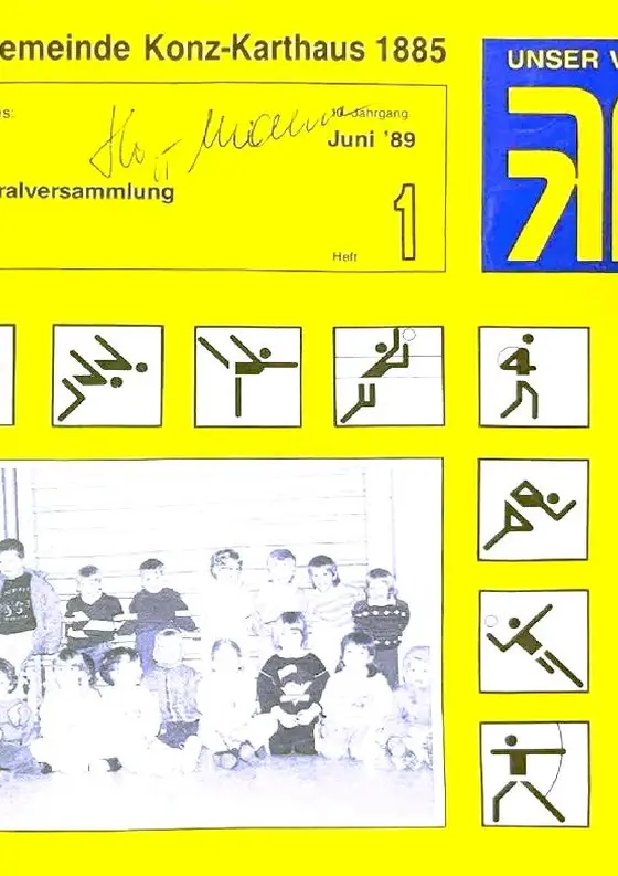 Unser Verein 1/1989
