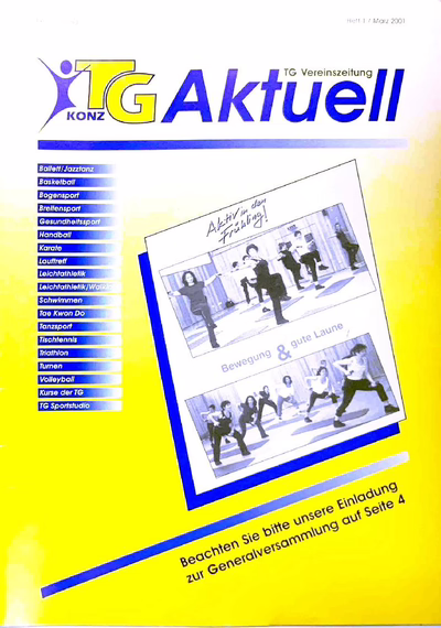 TG Aktuell 2001 01 cover