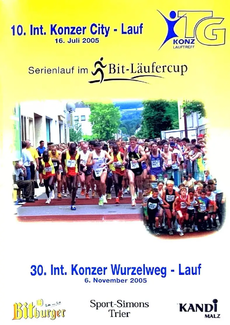 10. Internationaler Konzer City-Lauf / 30. Internationaler Konzer Wurzelweg-Lauf 2005