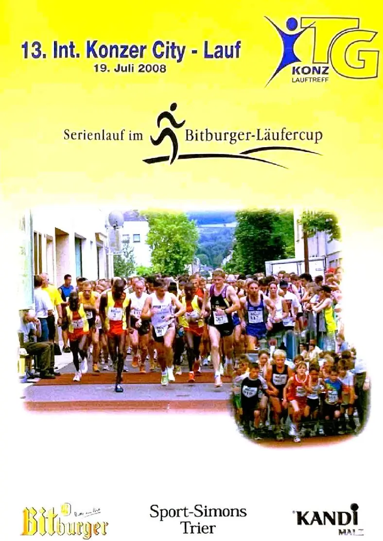 13. Internationaler Konzer City-Lauf 2008