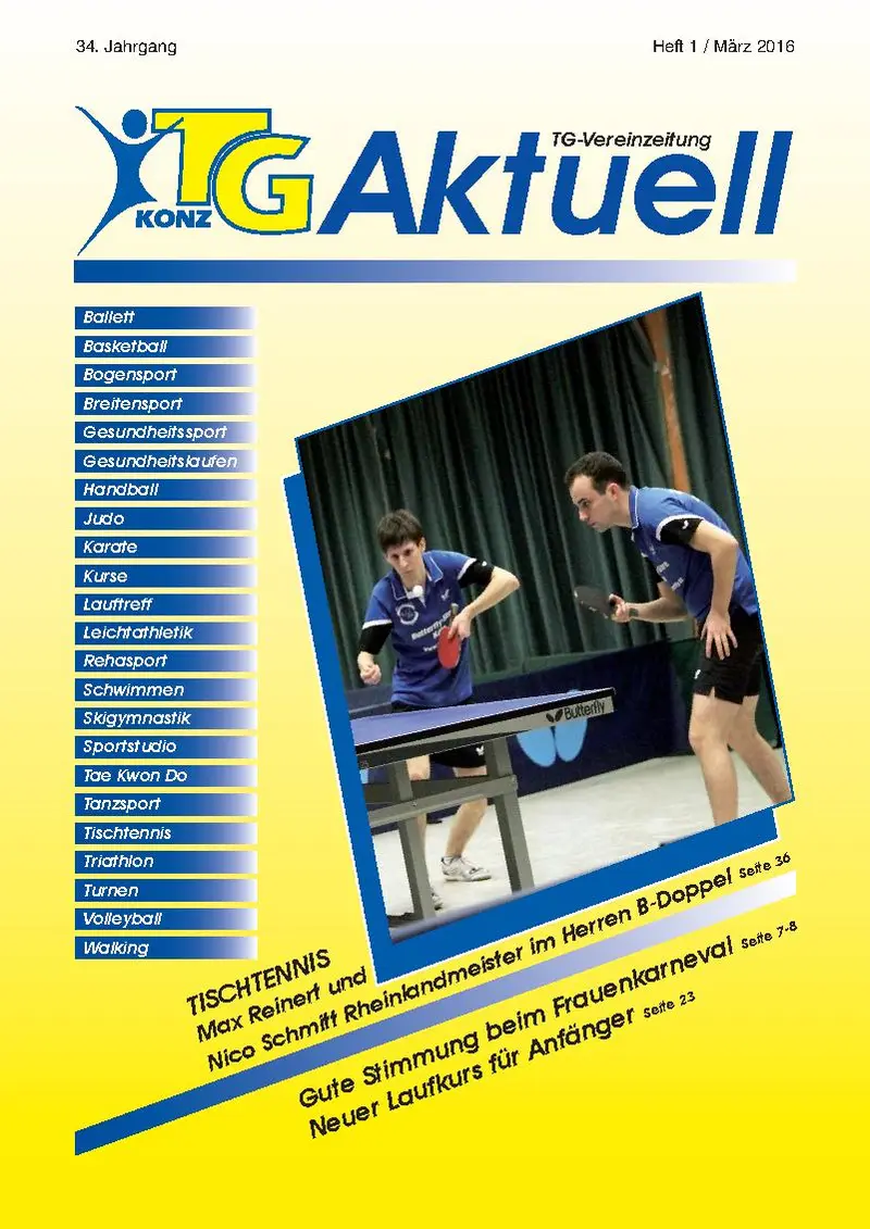 TG Aktuell 1/2016